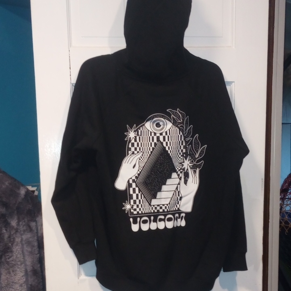 Volcom Black and White Graphic Sweatshirt